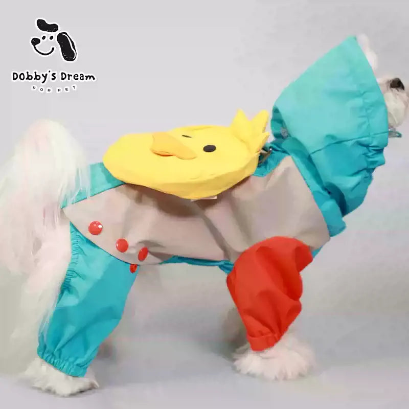 2026 New Dog Traction-Friendly Full-Enclosed Raincoat
