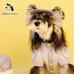 2026 New Puppy And Kitten Beautiful Spring And Summer Universal Miu Series High-End Contrasting Striped Shirt