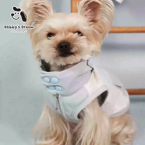 2026 Spring Summer New Dog Thin Cool Handsome Traction Hole Insect proof Clothing