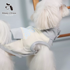 2026 Spring Summer New Dog Thin Cool Handsome Traction Hole Insect proof Clothing