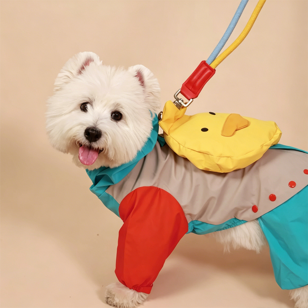 2026 New Dog Traction-Friendly Full-Enclosed Raincoat