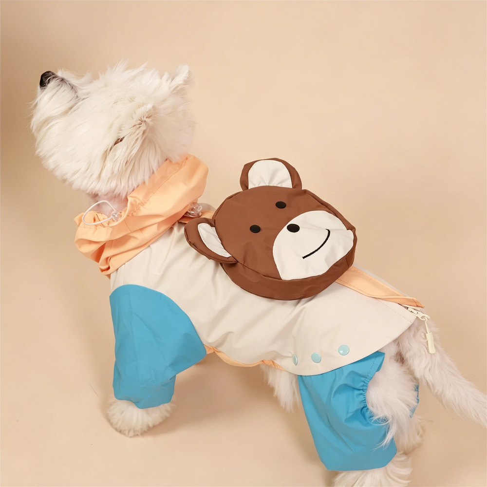2026 New Dog Traction-Friendly Full-Enclosed Raincoat
