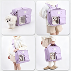 Ventilated And Portable Backpack, A Must-Have For Cats And Dogs When Traveling