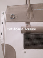 Color-Blocked Pet Travel Bag