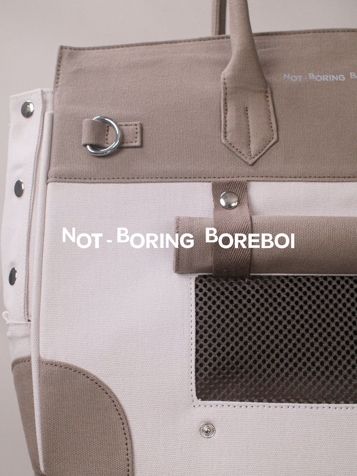 Color-Blocked Pet Travel Bag