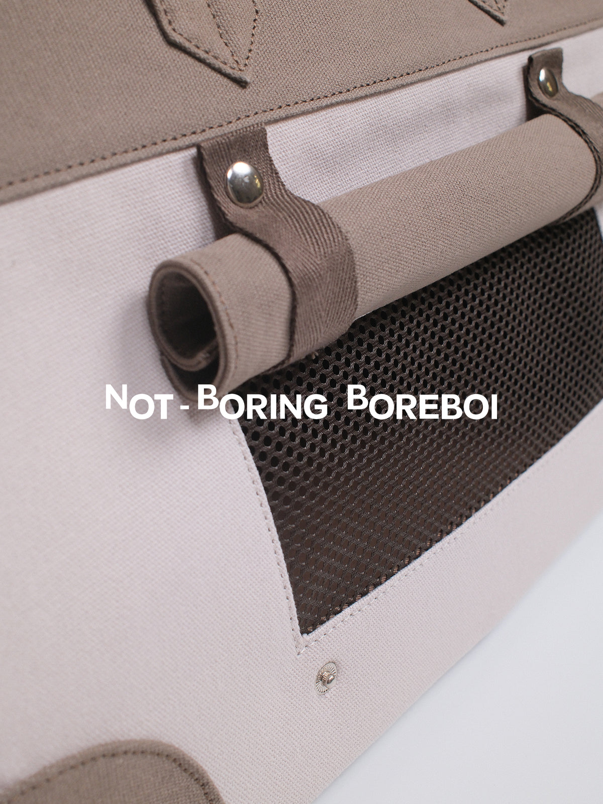 Color-Blocked Pet Travel Bag