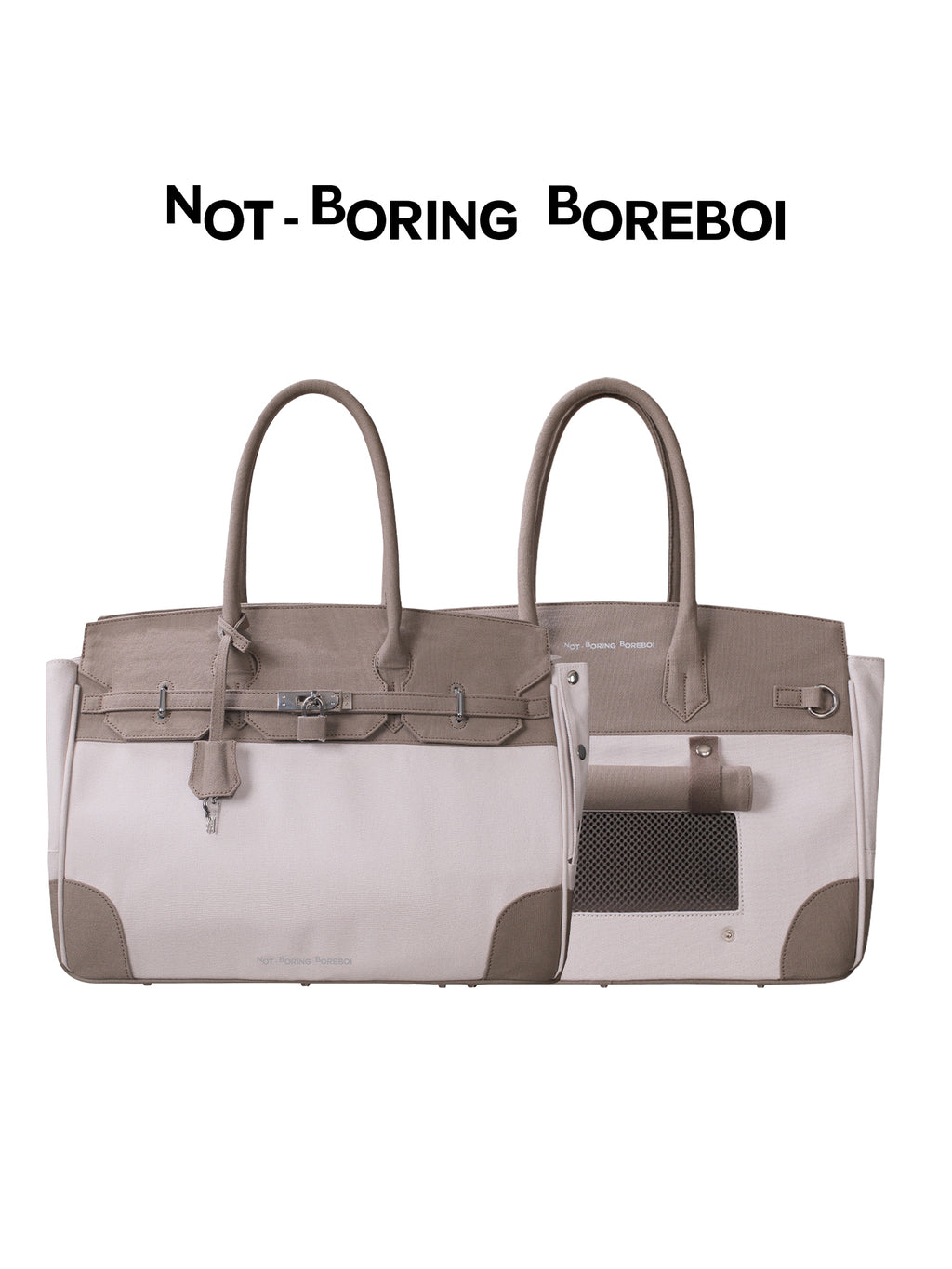 Color-Blocked Pet Travel Bag
