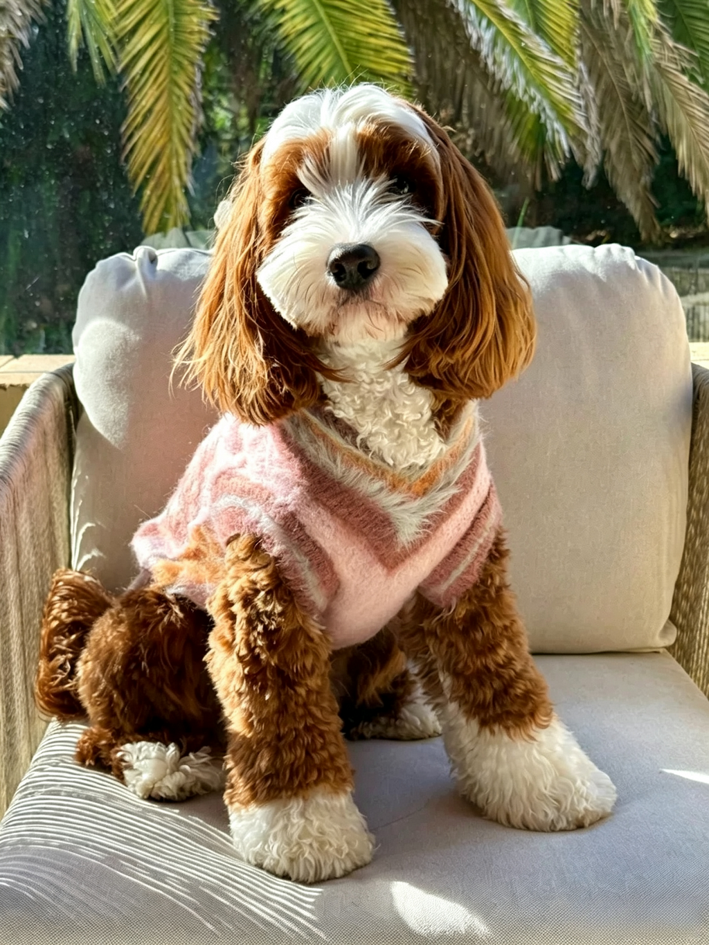 Autumn And Winter Pet Wool Thermal Vest