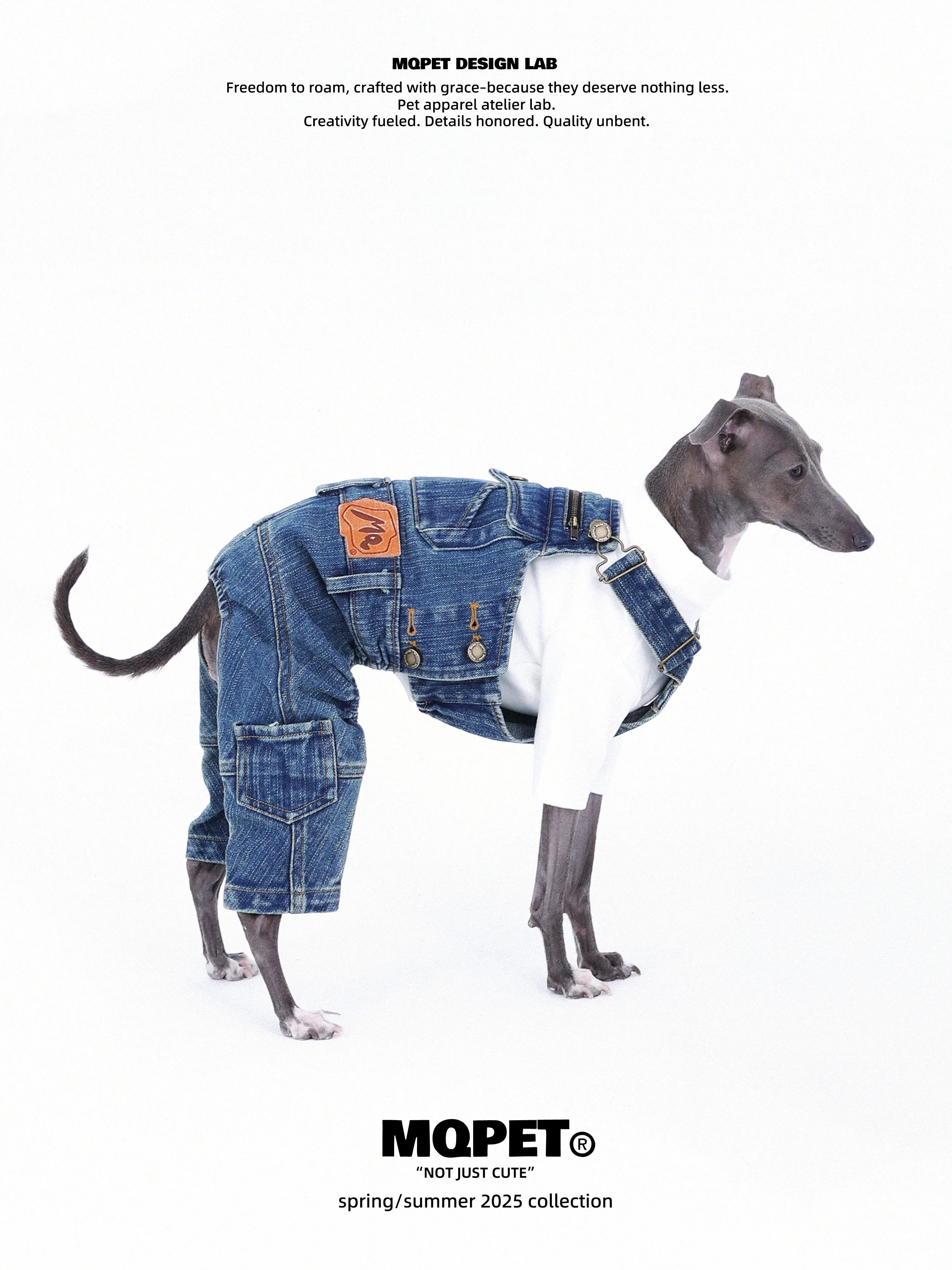 Bamboo Cotton Denim Overalls