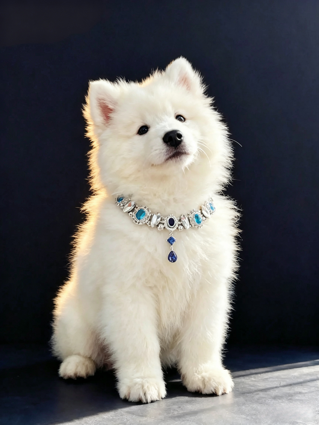 Blue Enchantress Pet Necklace