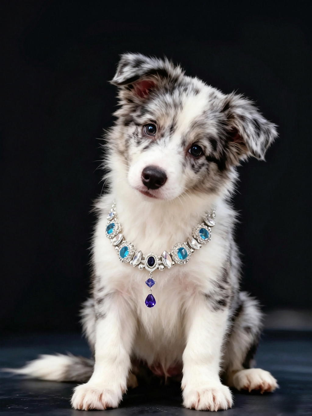 Blue Enchantress Pet Necklace