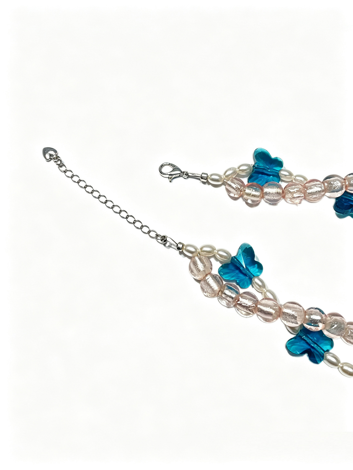 Blue Mermaid Princess Pet Necklace