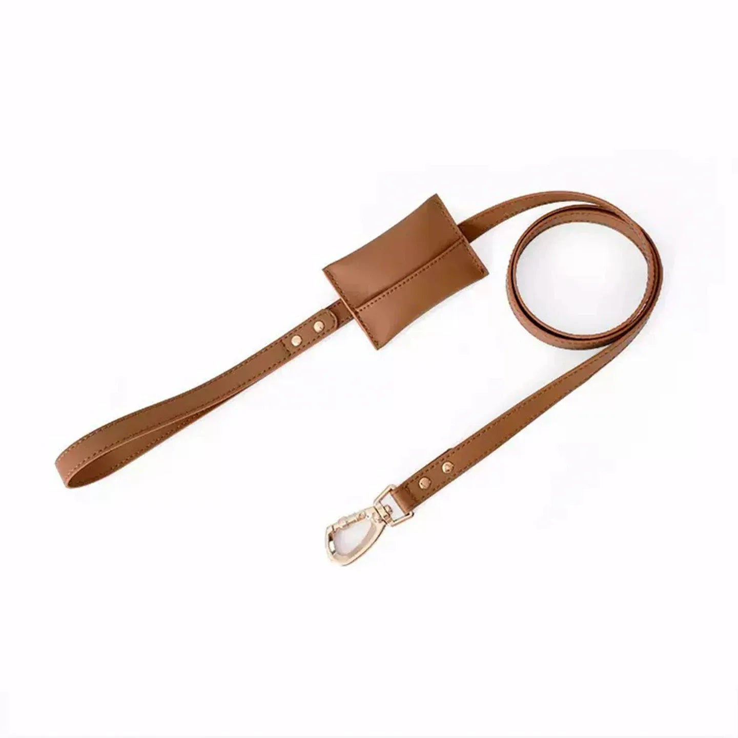 Breathable Soft Leather Pet Harness And Collar Set