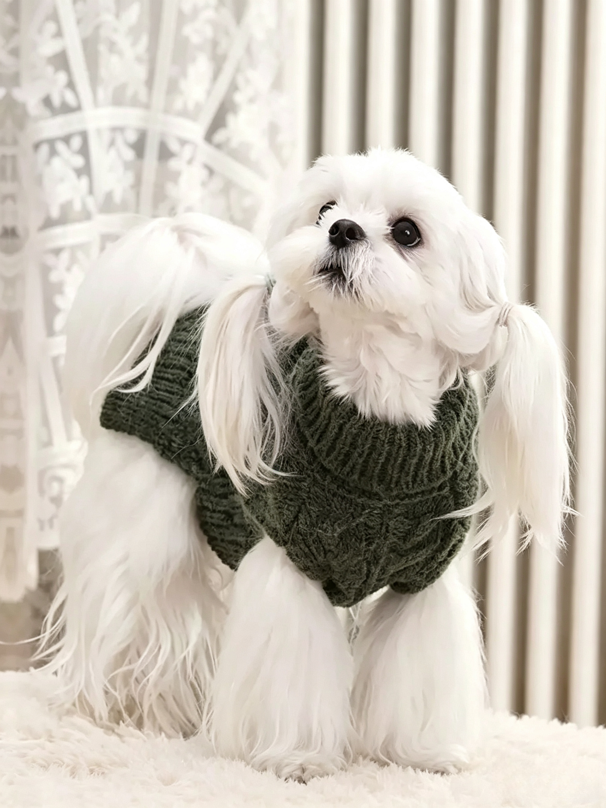 British Retro Pet Sweater