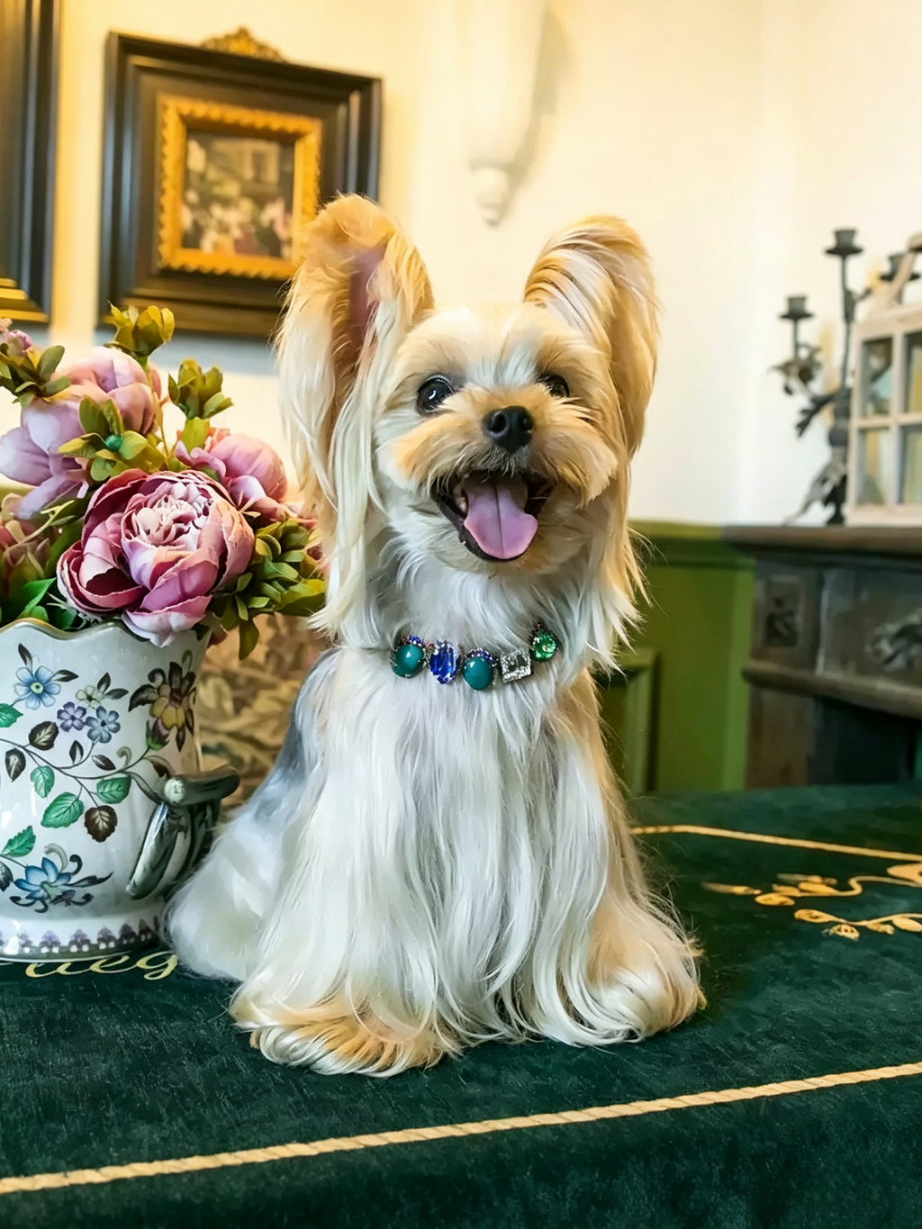 Pet Pearl Diamond Necklace