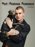 Color-Blocked Belted Pet Trench Coat