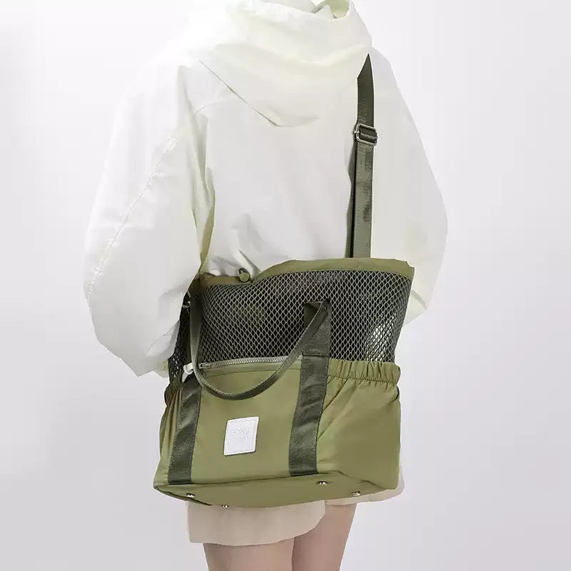 Crossbody Bag For Pet Walking, Breathable And Comfortable, Compact And Portable