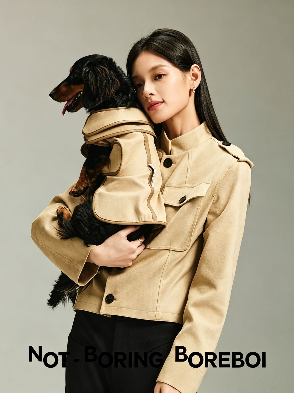 Double-Layered Sheepskin Collar Pet Jacket