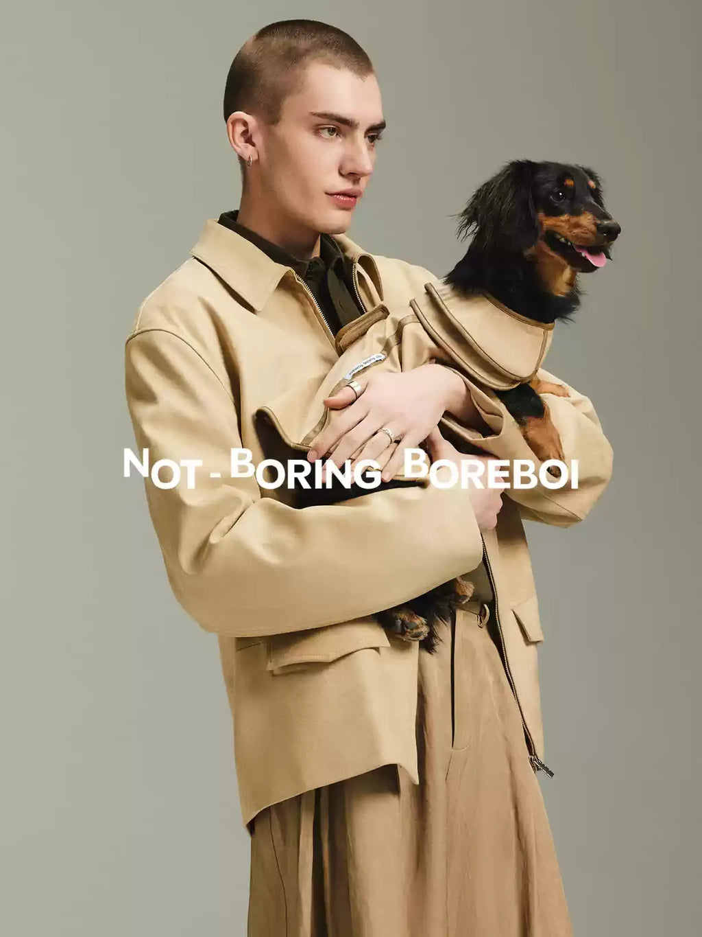 Double-Layered Sheepskin Collar Pet Jacket