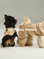 Double-Layered Sheepskin Collar Pet Jacket