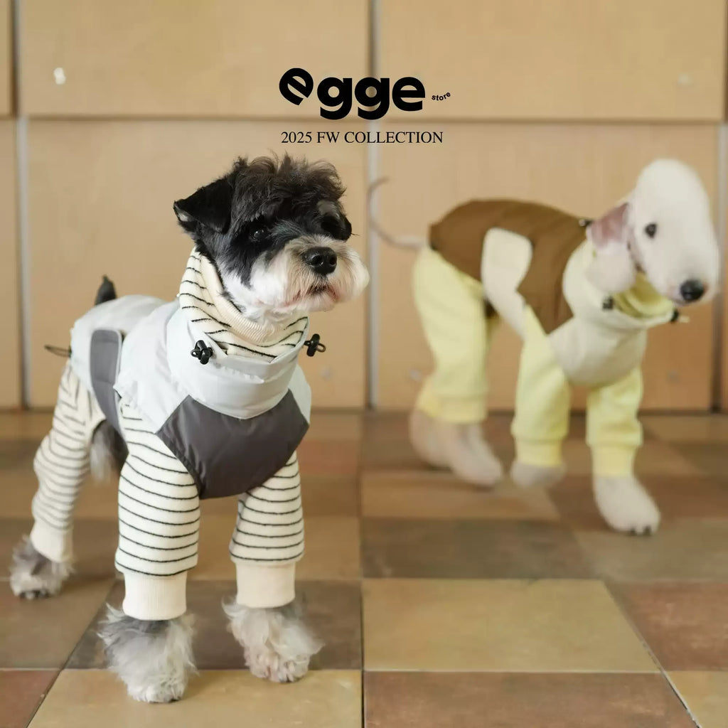 Egge Autumn and Winter 90 White Duck Down Dog Quick-change Vest
