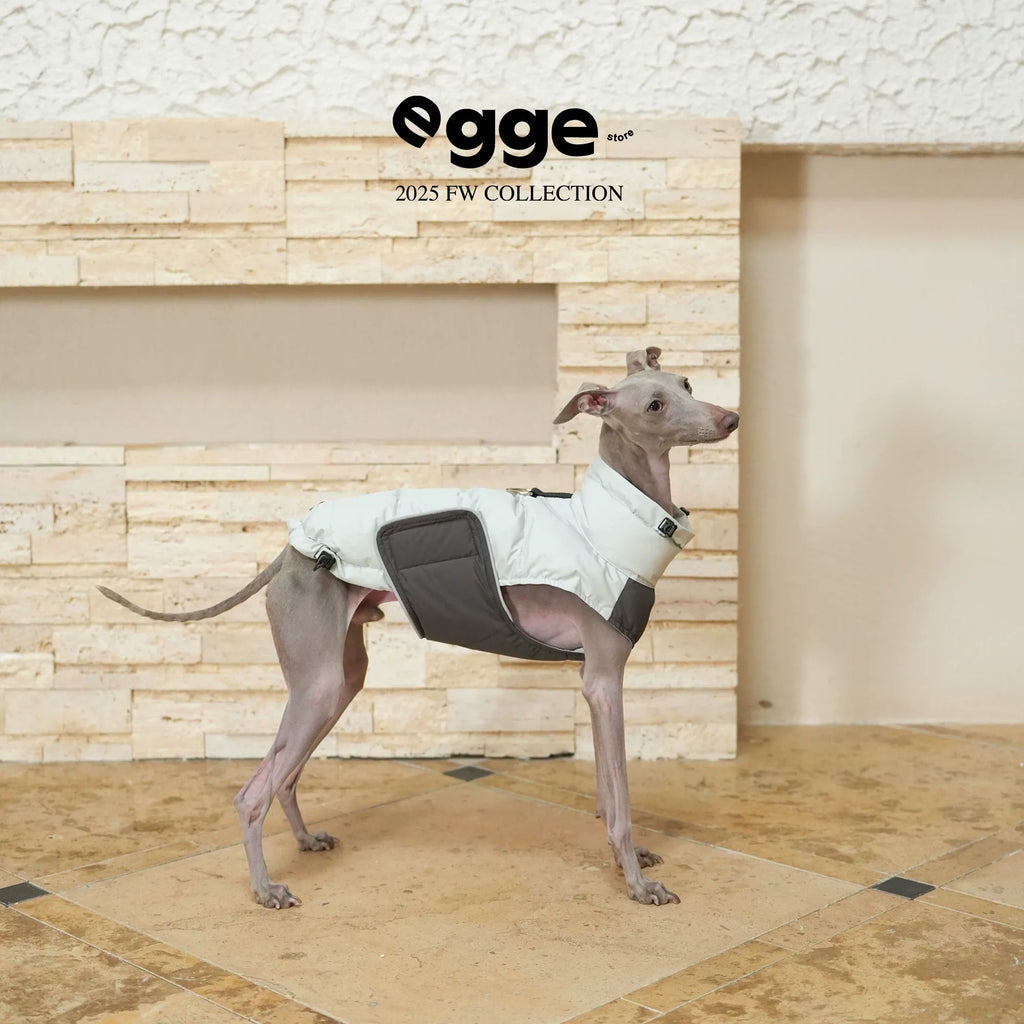 Egge Autumn and Winter 90 White Duck Down Dog Quick-change Vest