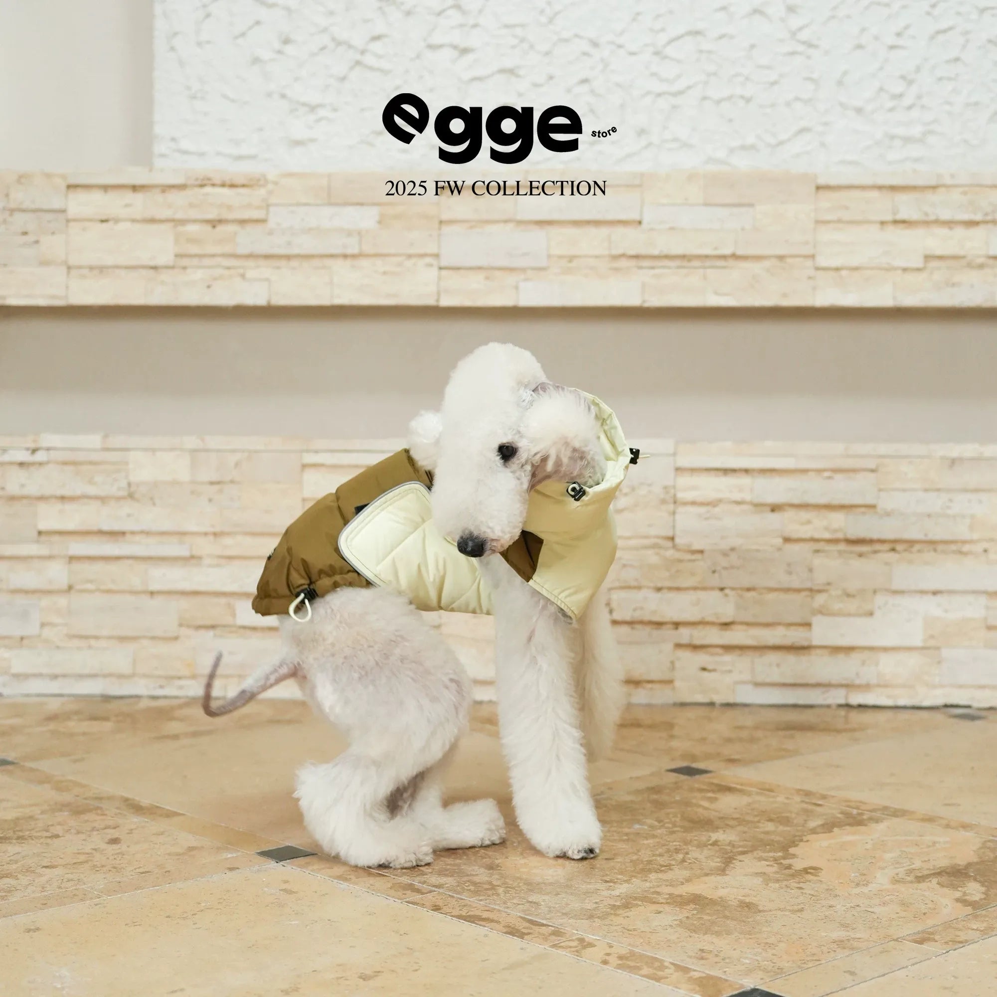 Egge Autumn and Winter 90 White Duck Down Dog Quick-change Vest