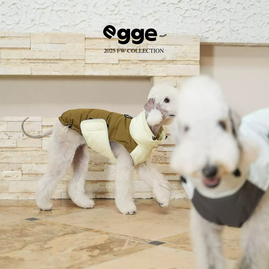 Egge Autumn and Winter 90 White Duck Down Dog Quick-change Vest