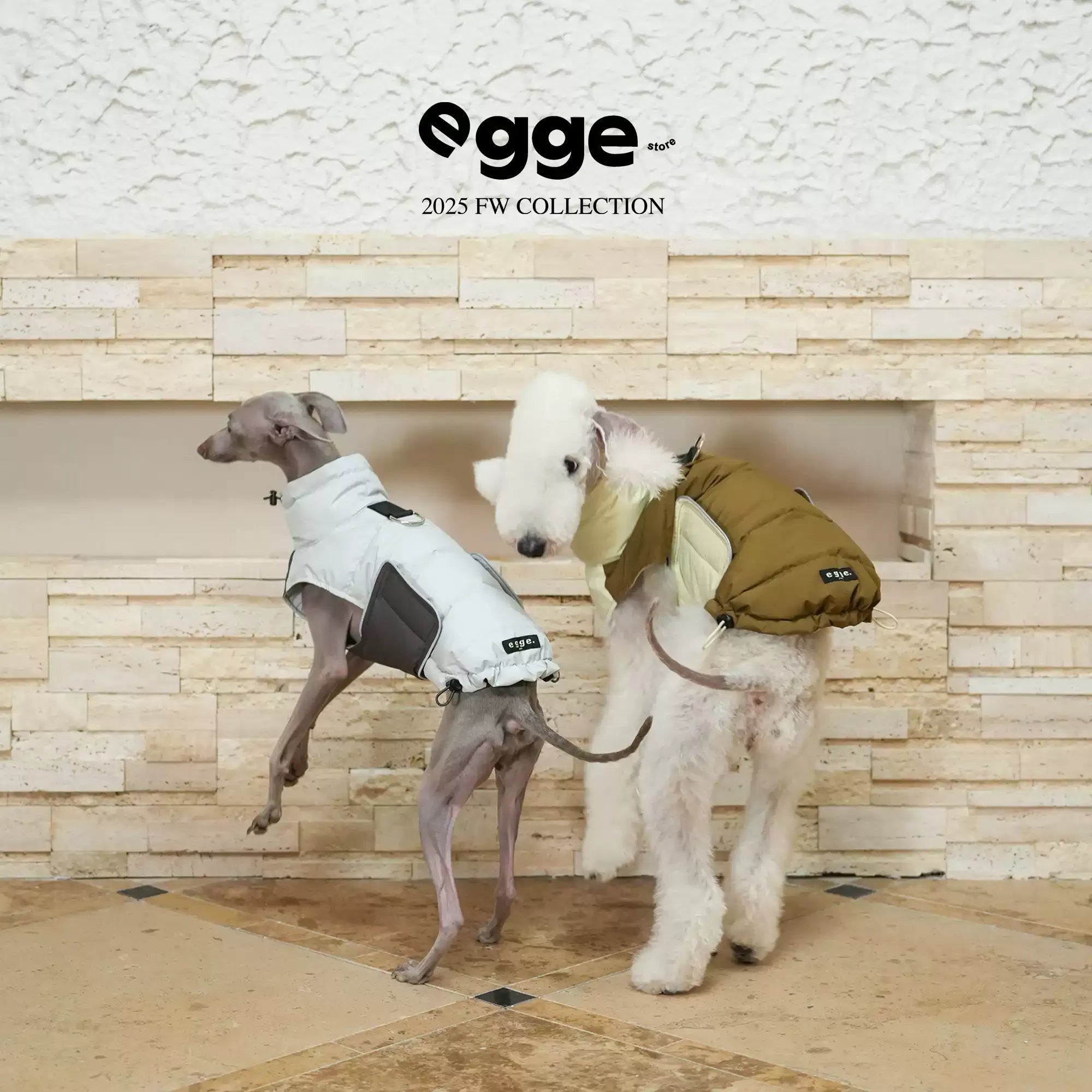 Egge Autumn and Winter 90 White Duck Down Dog Quick-change Vest