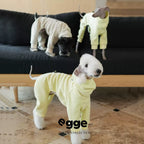 Egge Autumn and Winter Terry Dog Sweater with Circle Pattern