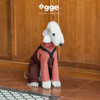 Egge Autumn and Winter Warm Workwear Cotton Heavy-Duty Overalls with Back Belt Pants