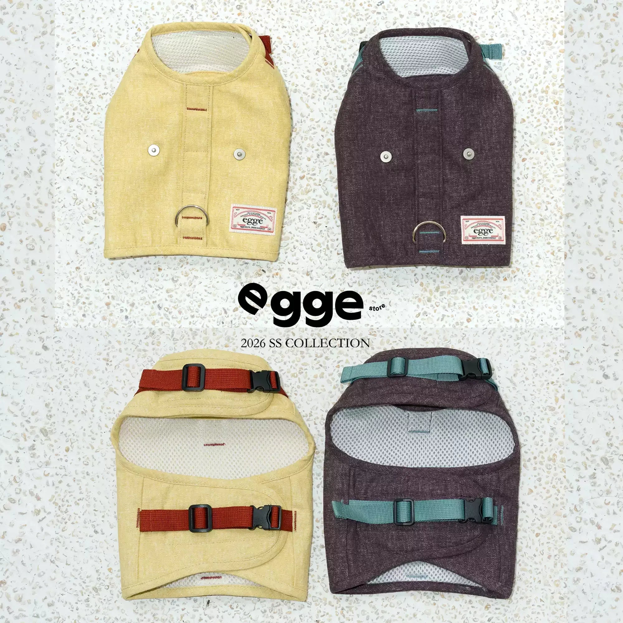 Egge Belington Vintage Washed Vest And Back Brace, Breathable And Adjustable For Spring And Summer