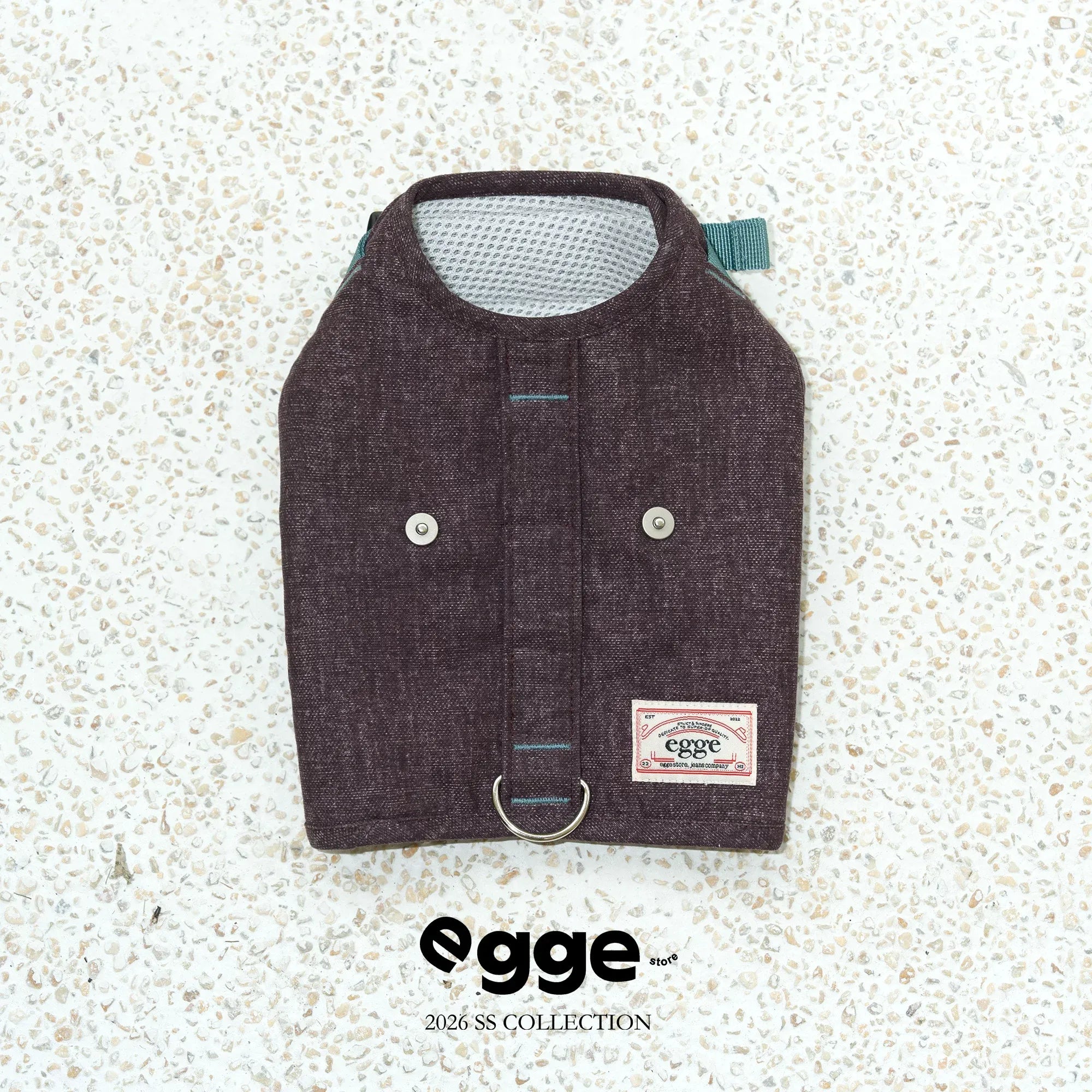 Egge Belington Vintage Washed Vest And Back Brace, Breathable And Adjustable For Spring And Summer
