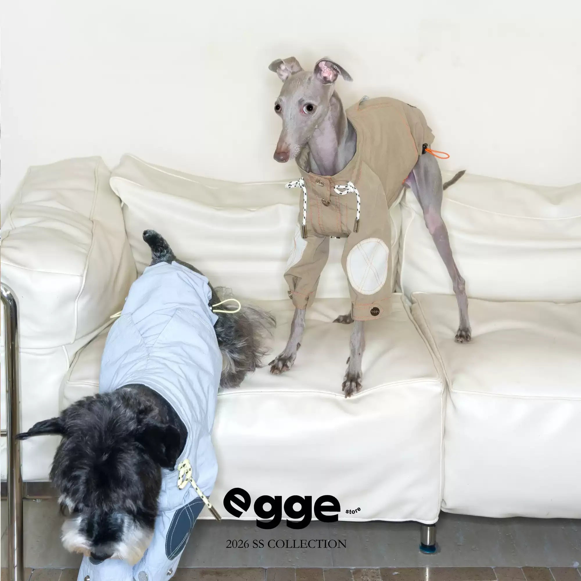 Egge Barn-style Retro Dog Trench Coat