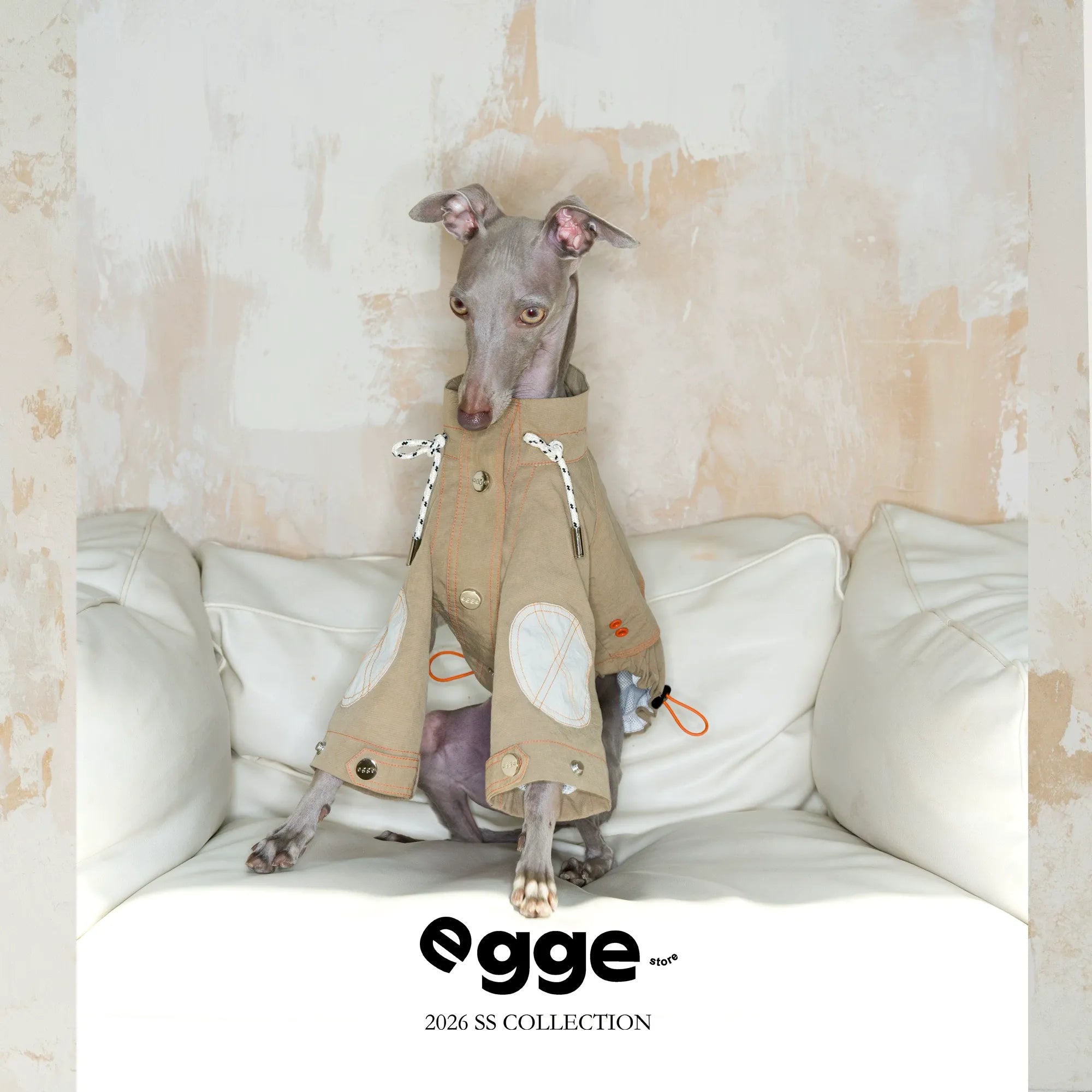 Egge Barn-style Retro Dog Trench Coat