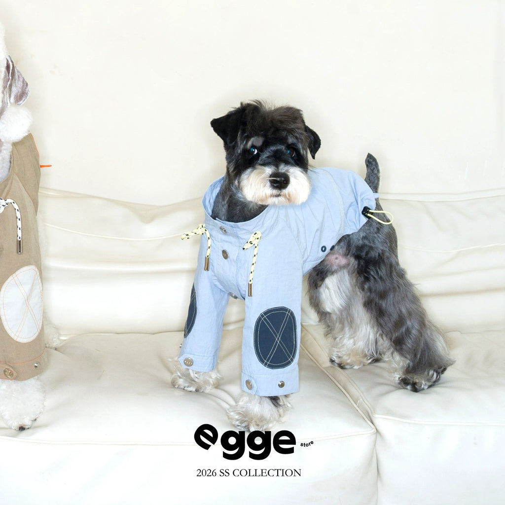 Egge Barn-style Retro Dog Trench Coat