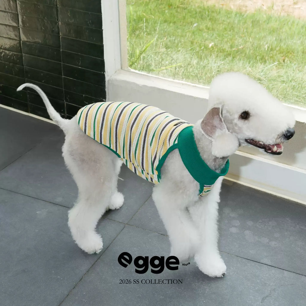 Egge Bellington Contrast-Color Crochet Vest With Cut-Out Design, Featuring A Dopamine-Inspired Vacation Style