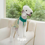 Egge Bellington Contrast-Color Crochet Vest With Cut-Out Design, Featuring A Dopamine-Inspired Vacation Style