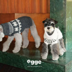 Egge Dog Nordic Vintage Jacquard Turtleneck Sweater