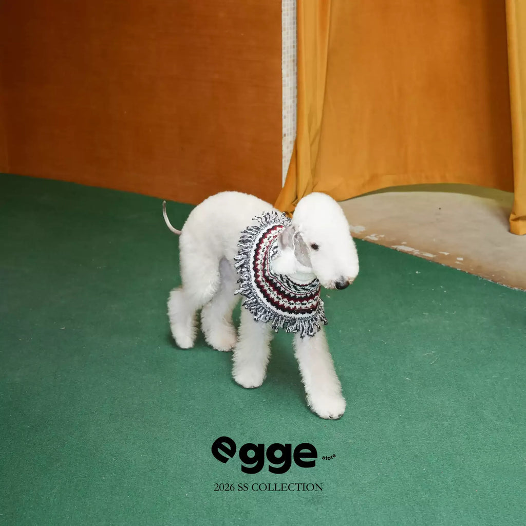 Egge Fair Isle Knitted Handmade Scarf