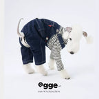 Egge Japanese Magazine Retro Denim Overalls