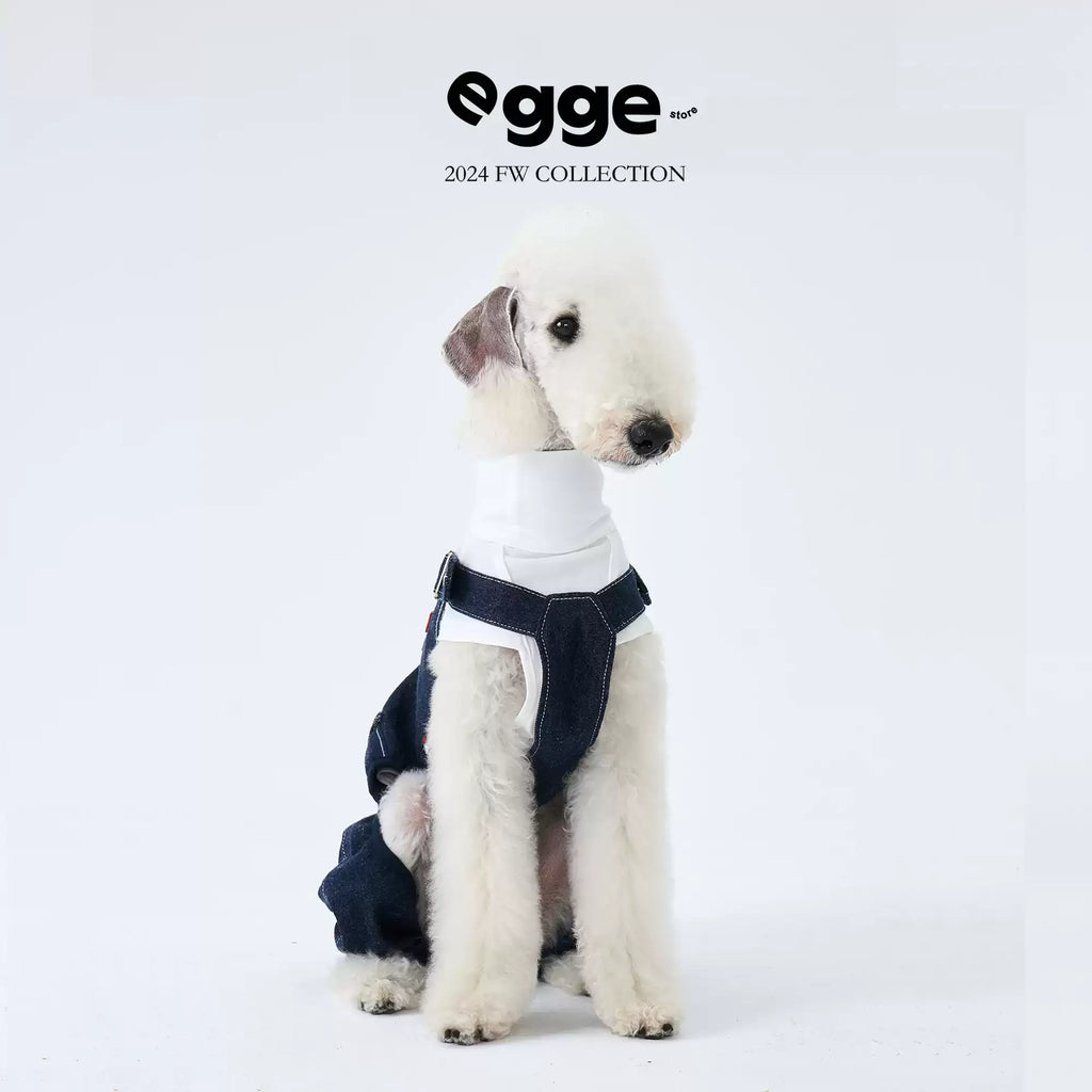 Egge Japanese Magazine Retro Denim Overalls