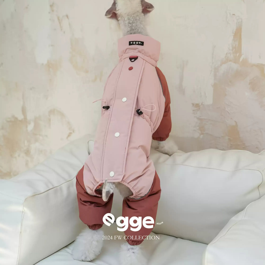 Egge Winter Thickened 90% White Duck Down Jacket For Four-Legged Dogs