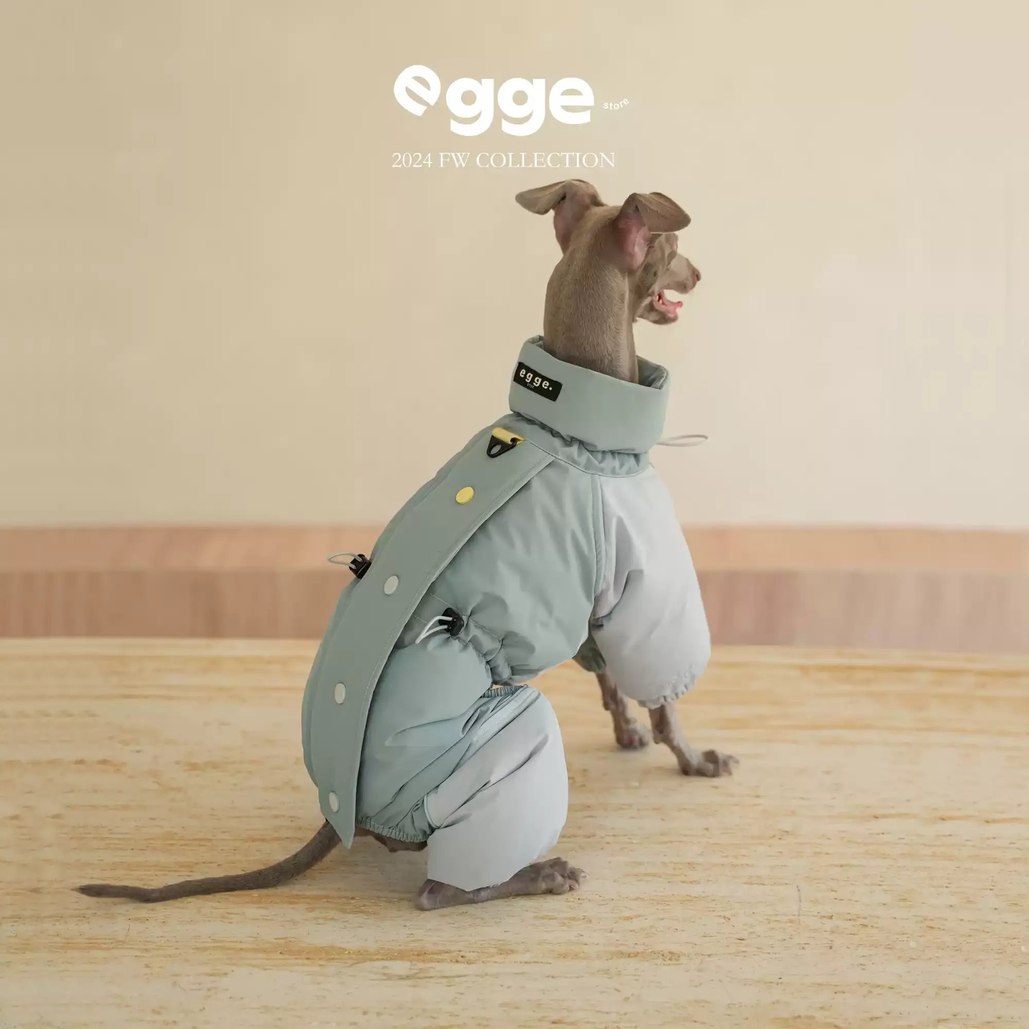 Egge Winter Thickened 90% White Duck Down Jacket For Four-Legged Dogs