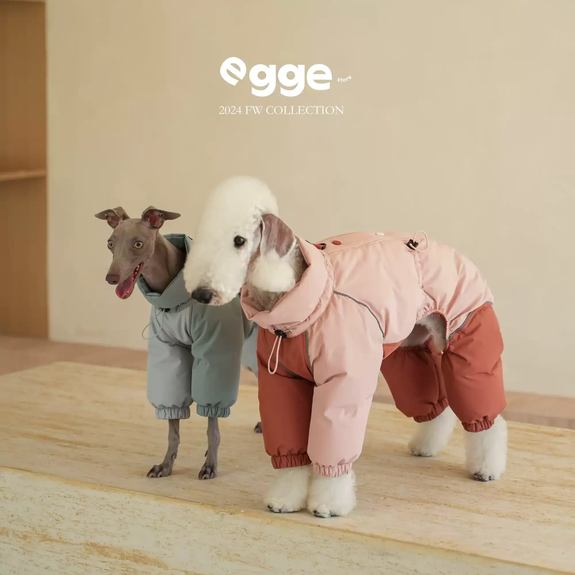 Egge Winter Thickened 90% White Duck Down Jacket For Four-Legged Dogs