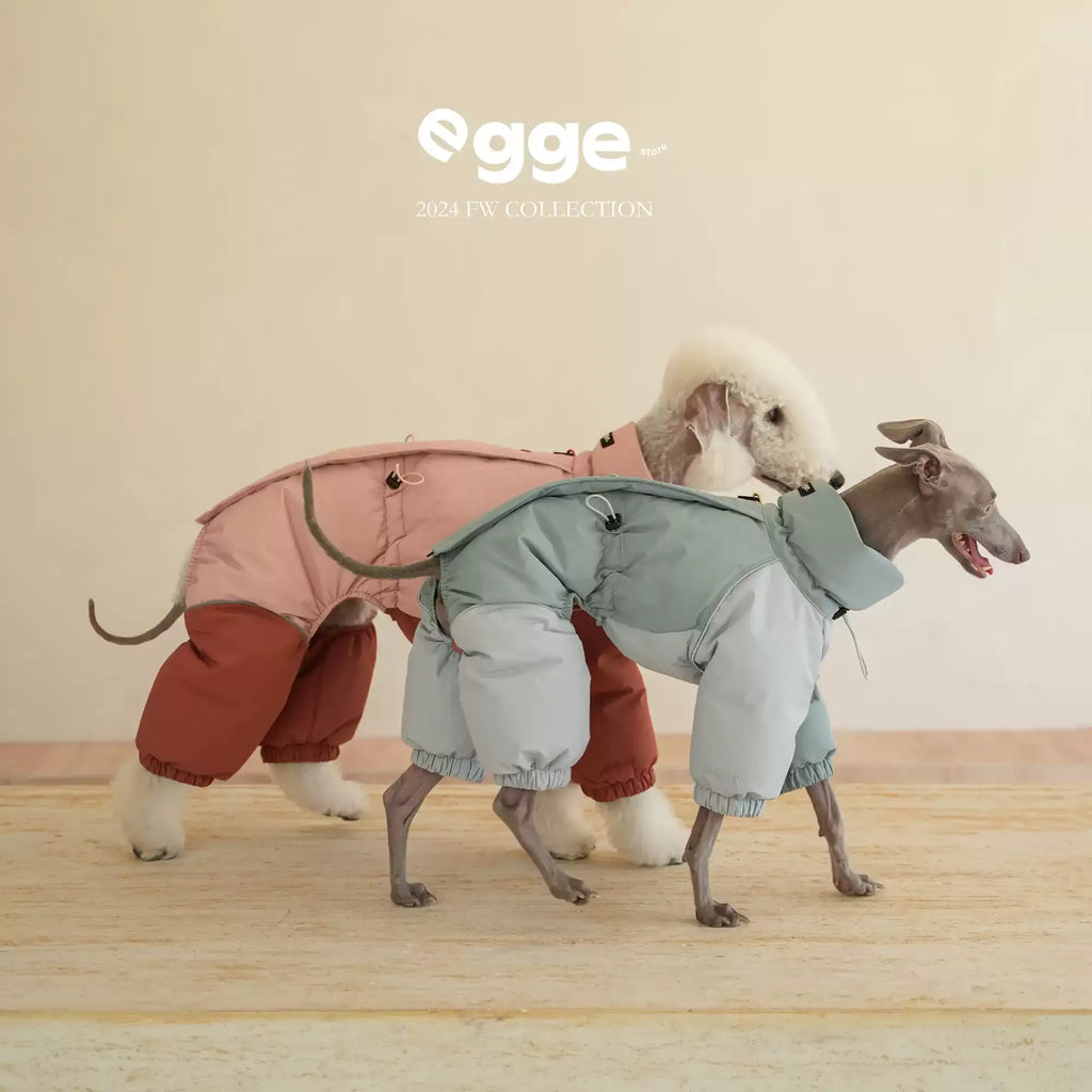 Egge Winter Thickened 90% White Duck Down Jacket For Four-Legged Dogs