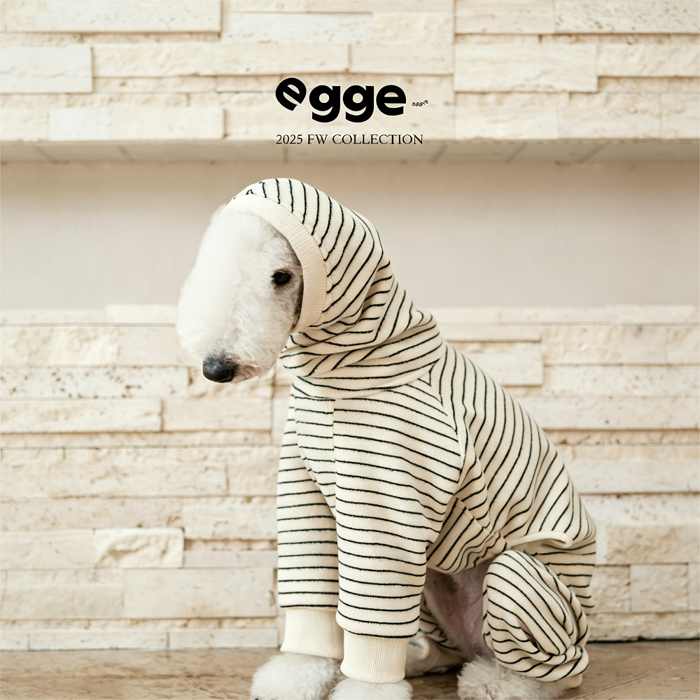 Egge Autumn and Winter Terry Dog Sweater with Circle Pattern