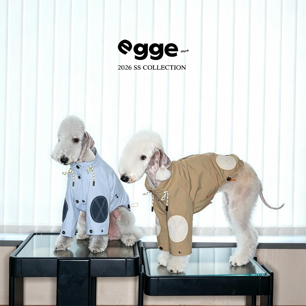 Egge Barn-style Retro Dog Trench Coat