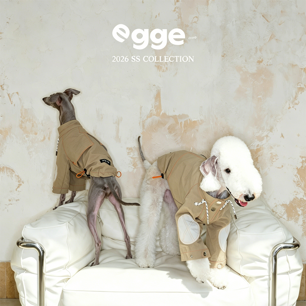 Egge Barn-style Retro Dog Trench Coat