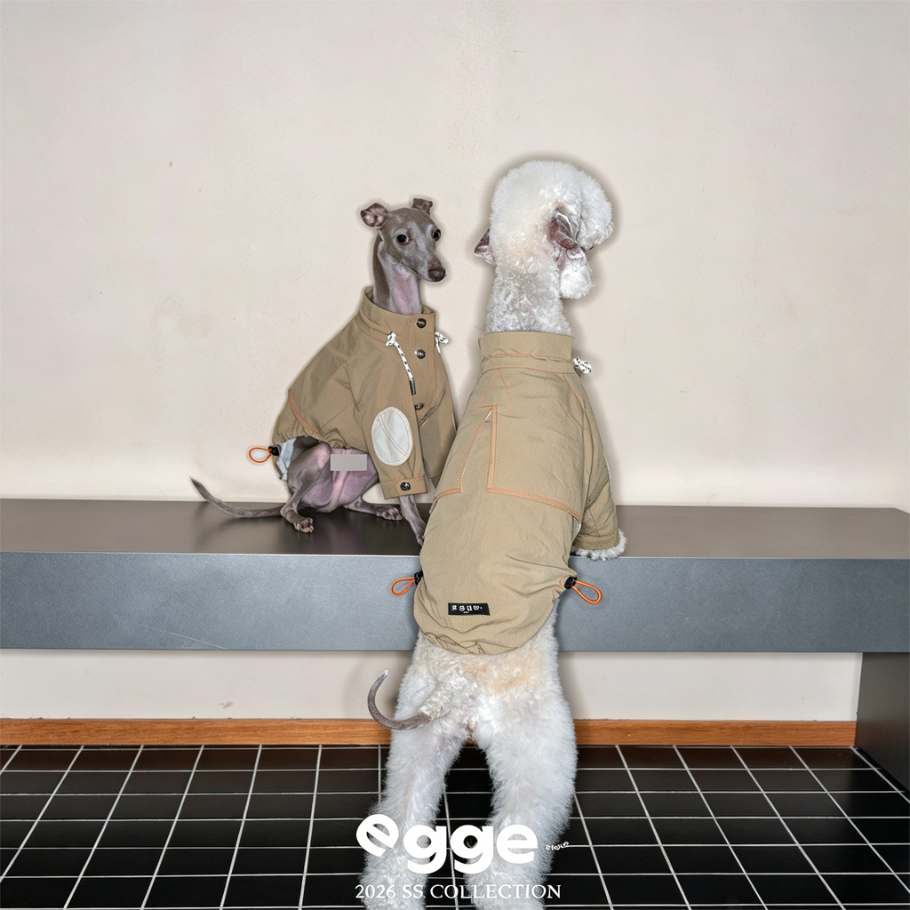 Egge Barn-style Retro Dog Trench Coat